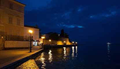 Altstadt am Abend, Porec, Istrien, Kroatien