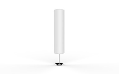 3d Illustration of  modern rice paper floor lamp