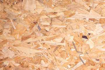 Recycled compressed wood chipboard For interior decoration.