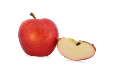 apples isolate on white background.