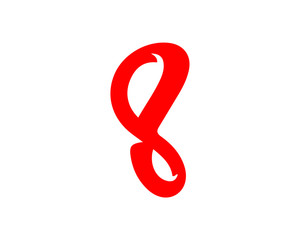 Creative Minimal Letter 8 Logo Design | Eight Logo Design