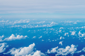 Fototapeta premium Clouds seen on the plane