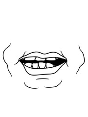 fresse mund maul gesicht fett dick ekelig fettig hässlich zähne monster mann alt freak abstoßend comic cartoon clipart kopf horror