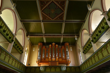 Innenansicht Evangelische Stadtkirche Emmendingen im Breisgau