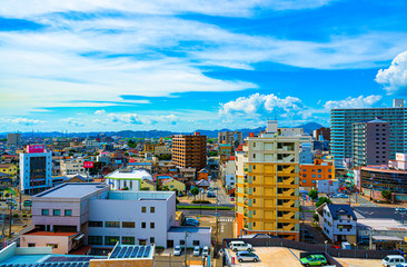 兵庫県・加古川市街の風景