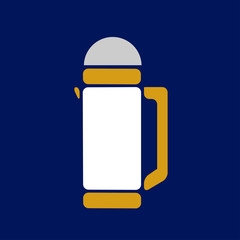 Soya milk maker illustration. Kitchen device for milk, fresh drinks, smoothies or yogurt preparing from soya dry and wet beans.