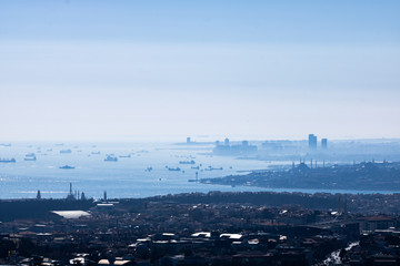 Fototapeta na wymiar cityscape of istanbul
