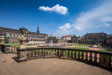 Zwinger Palace,  museum complex and most visited monument in Dresden, Germany