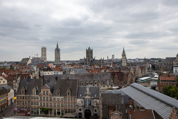 Fototapeta premium panorama of gent