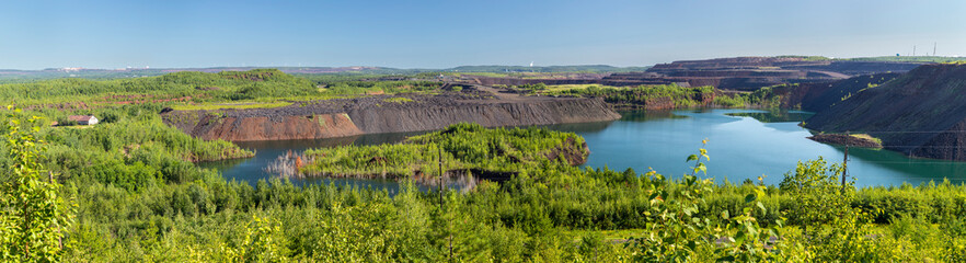Iron Ore Mine Scenic Landscape View