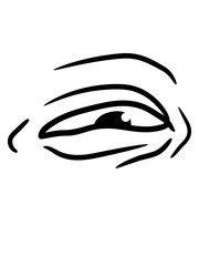 comic ein lustiges augen design schelm lachen komisch frech blick gucken cartoon clipart sehen angucken cool