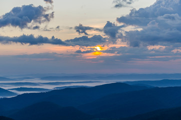 Mgły Bieszczady 