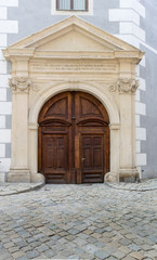 Fototapeta na wymiar Ornate Door, Bratislava, Slovakia
