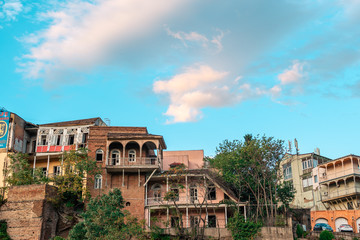 Georgia. Tbilisi. August 15, 2019. City view on a Sunny day