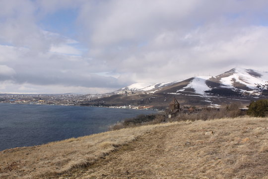 Armenia. Sevanavank (Sevan Monastery), a monastic complex located on a island of Lake Sevan in the Gegharkunik Province