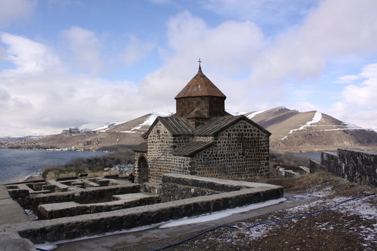 Armenia, Sevan. Surp Astvatsatsin church