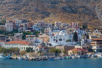 Fototapeta na wymiar View to Kalimnos island, Greece.
