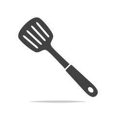 Cooking spatula icon vector isolated