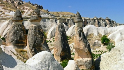 rock formations in cappadocia turkey