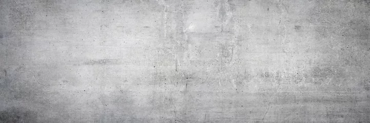 Muurstickers Textuur van een oude grijze betonnen muur als achtergrond © Günter Albers