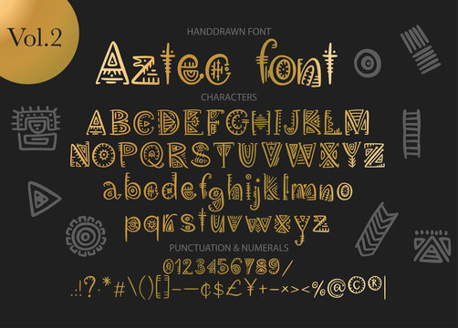 Aztec Font Images – Browse 1,801 Stock Photos, Vectors, and Video | Adobe  Stock