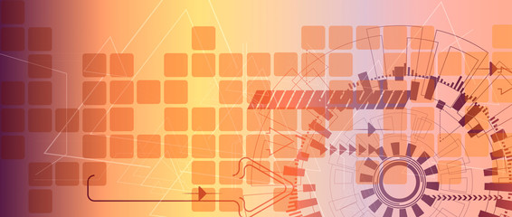 Creative technology background