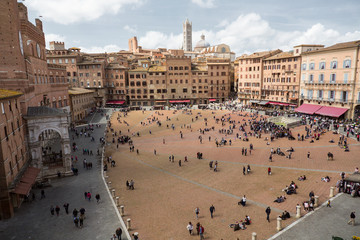 Obraz premium Piazza Del Campo - Siena, Italy