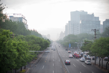 Obraz premium traffic in the city