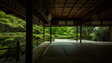 京都府 詩仙堂 新緑