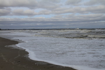 Frühlingssturm an der Ostsee 