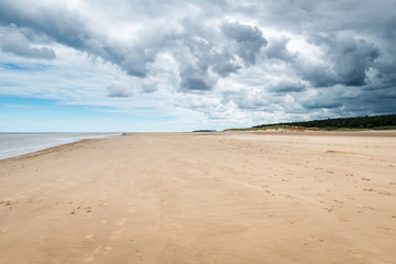 Fototapeta na wymiar Beach at Holkham National Nature Reserve