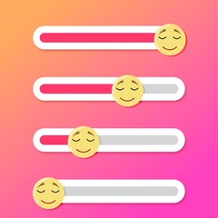 Slider bar sleep and drowsy for social media story