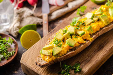 Bio scrambled eggs
