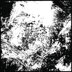 Grunge is black and white. Abstract dark texture. The pattern is monochrome for the backdrop. Chaotic dirty spots