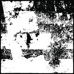 Grunge is black and white. Abstract dark texture. The pattern is monochrome for the backdrop. Chaotic dirty spots
