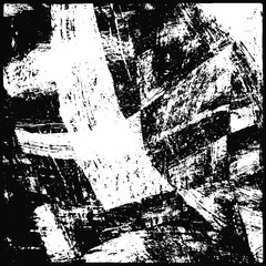 Grunge is black and white. Abstract dark texture. The pattern is monochrome for the backdrop. Chaotic dirty spots