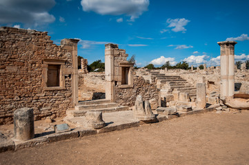 In the sanctuary, there were not only temples and places of sacrifice, but also palestra, where sports competitions in honor of Apollo were held.     