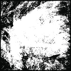 Grunge is black and white. Abstract dark texture. The pattern is monochrome for the backdrop. Chaotic dirty spots