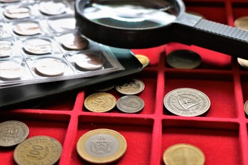 Numismatic, world coins collection 