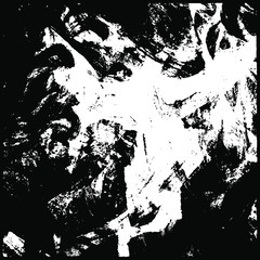 Fototapeta premium Grunge is black and white. Abstract dark texture. The pattern is monochrome for the backdrop. Chaotic dirty spots