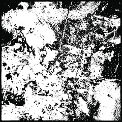 Grunge is black and white. Abstract dark texture. The pattern is monochrome for the backdrop. Chaotic dirty spots