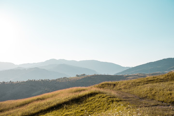 Naklejka premium Hills of Romania.