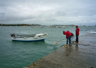 Bretagne, les C&ocirc;tes d'Armor, c&ocirc;te de granit rose