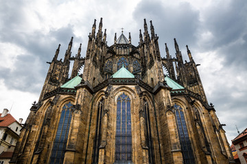 Fototapeta na wymiar Saint Vitus Cathedral, Prague, Czech Republic