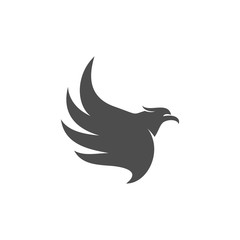 Eagle logo design vector. Sport Eagle logo template