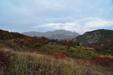 autumn in the mountains
