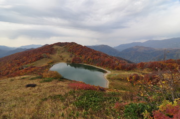 lake in the mountains