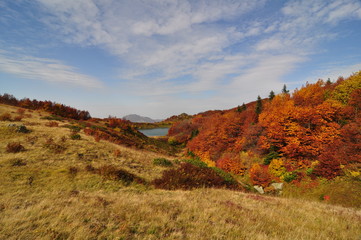 autumn in the mountains