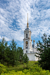 Rural Orthodox Church in the forest