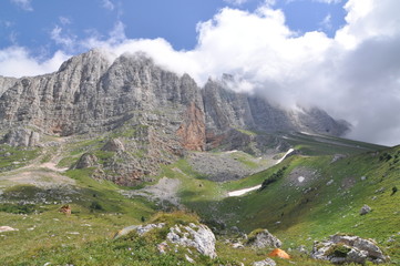 landscape in the mountains